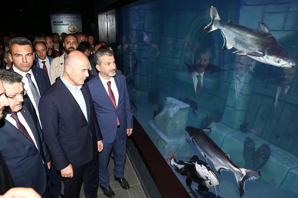 Bakan Soylu, Trabzon'da cami açılışı yaptı, Tünel Akvaryum'u ziyaret etti