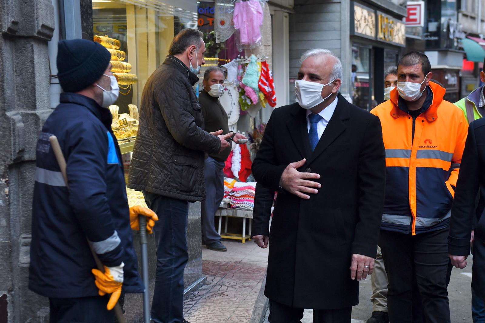 Trabzon Büyükşehir Belediye Başkanı Zorluoğlu, altyapı çalışmalarını inceledi