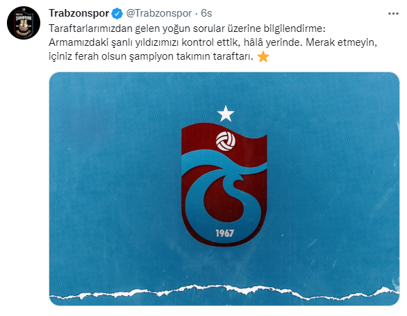 Trabzonspor'dan Fenerbahçe'ye yıldız ve Instagram göndermesi