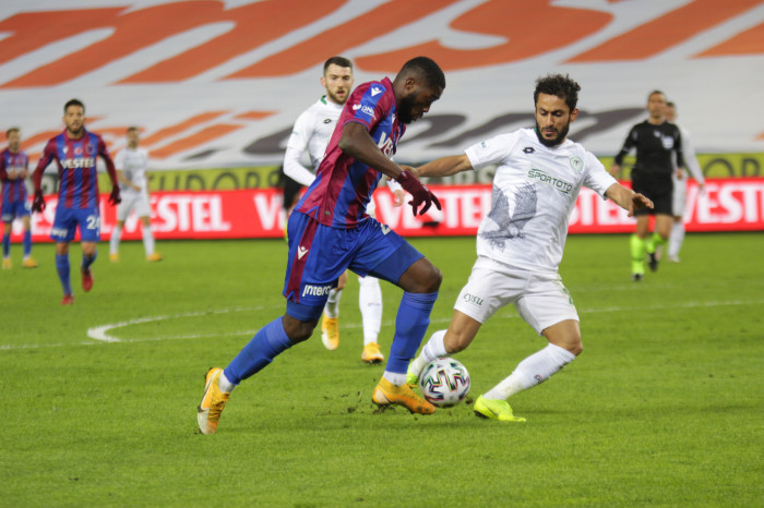 Trabzonspor Konyaspor'u rahat geçti 3-1 maçtan kareler