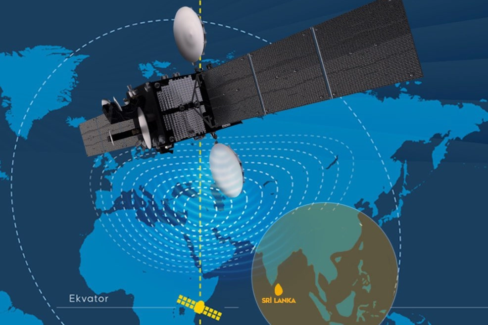 TÜRKSAT 6A'dan Sri Lanka’ya canlı yayın atağı! Sri Lanka kanalları TURKSAT 6A'ya emanet!