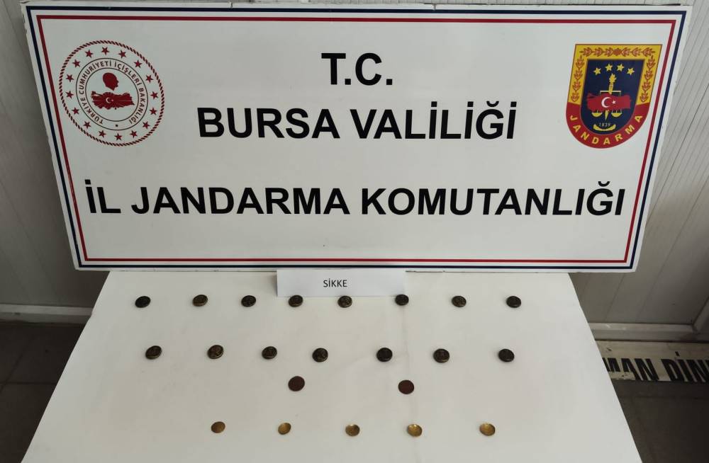 100 bin dolara satmayı planladığı 22 sikke ile yakalandı