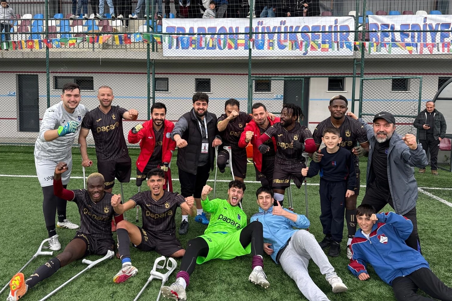 Trabzon Ampute Futbol Takımı 3'&uuml;nc&uuml; sıraya y&uuml;kseldi