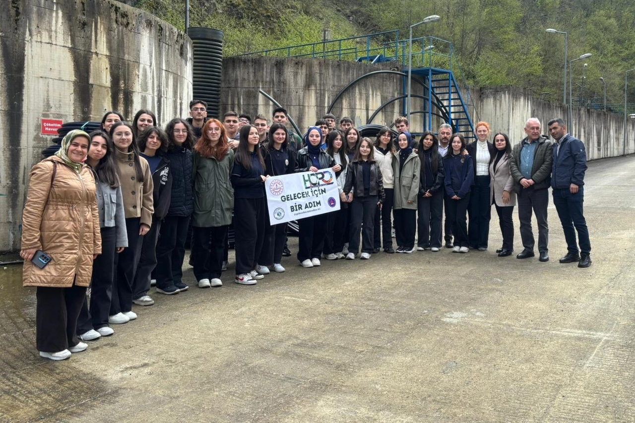 Trabzon&rsquo;da &ouml;ğrencilere atık su arıtma eğitimi