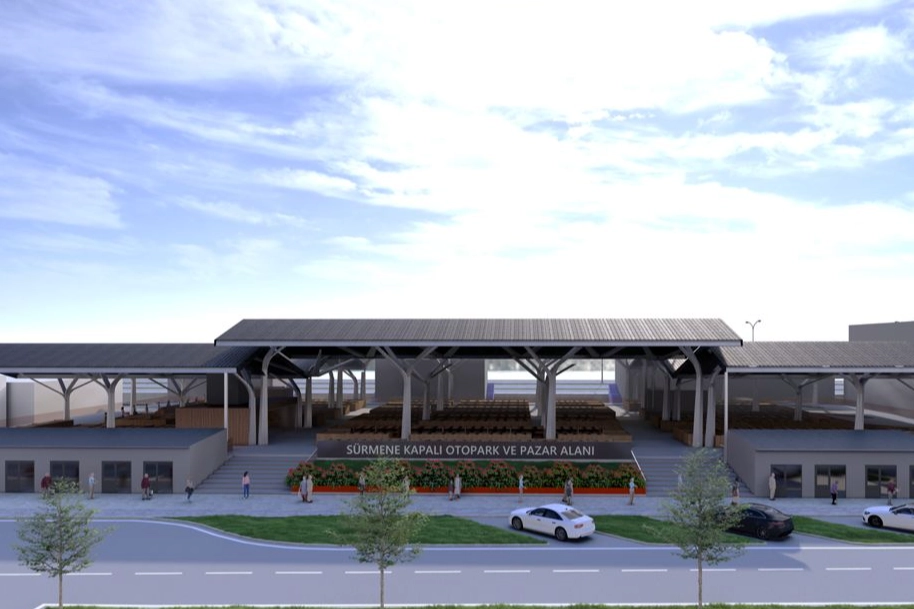 Trabzon S&uuml;rmene&rsquo;ye modern pazar yeri ve kapalı otopark