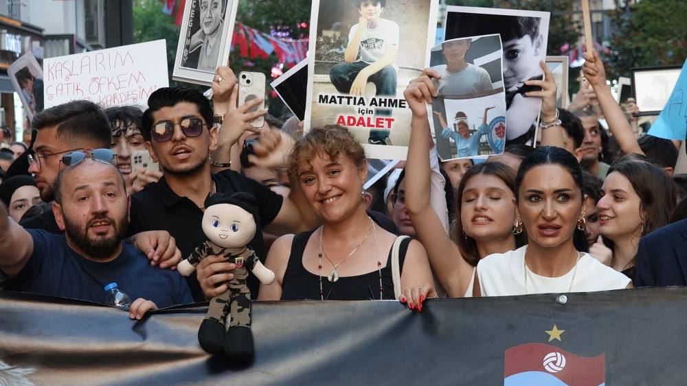 Trabzon'da Mattia Ahmet Minguzzi için yürüdüler 