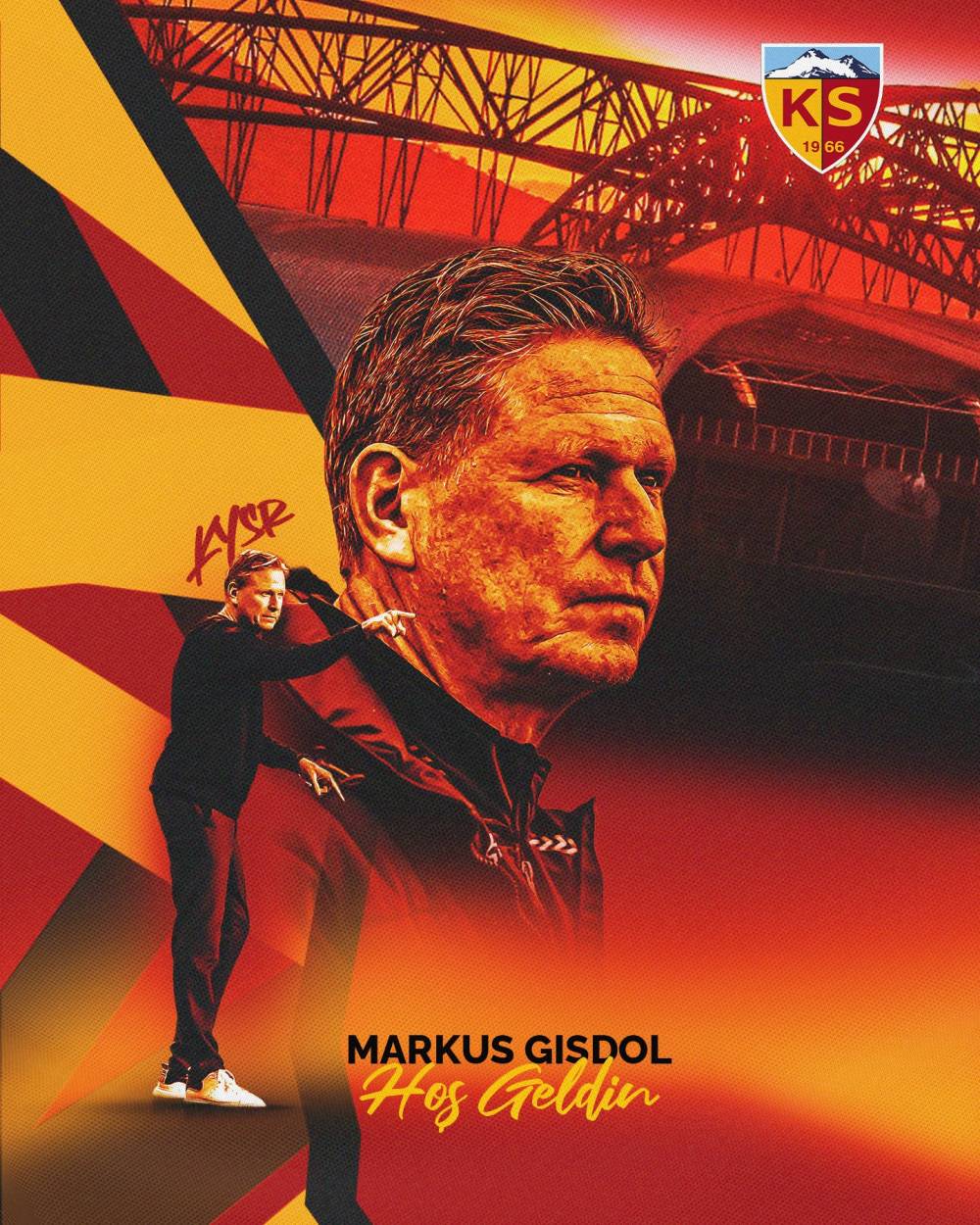 Kayserispor'dan teknik direktör Gisdol ile 2 yıllık anlaşma