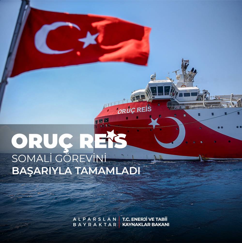 Oruç Reis, ilk kıtalar arası görevini tamamladı