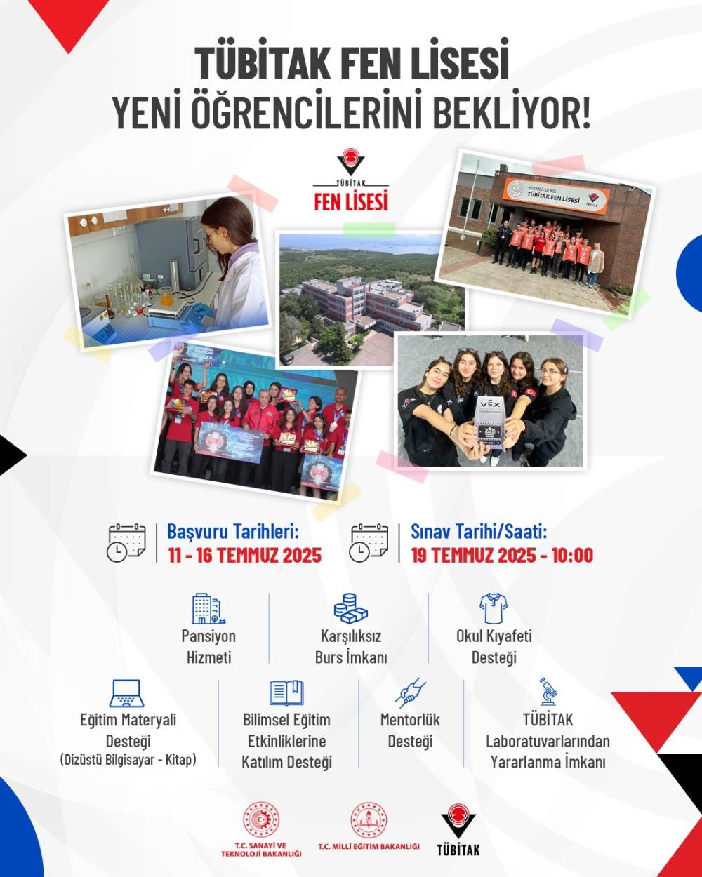 Bakan Kacır: Yüzde 1’lik dilimdeki öğrencilerimizi TÜBİTAK Fen Lisesi’ne bekliyoruz