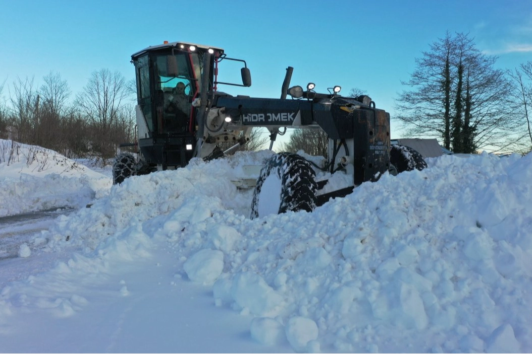 Ordu B&uuml;y&uuml;kşehir kar esaretine izin vermiyor