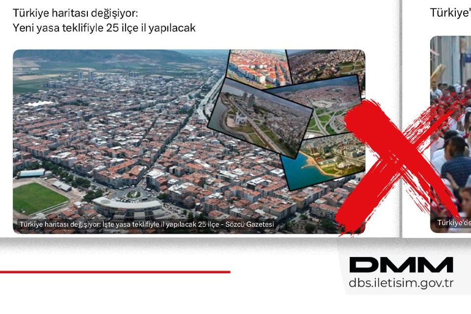 İletişim'den a&ccedil;ıklama geldi! 25 yeni il kurulacak mı?