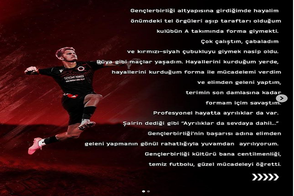 Trabzonspor'un yeni transferi Berat Özdemir sosyal medyadan açıklamalarda bulundu