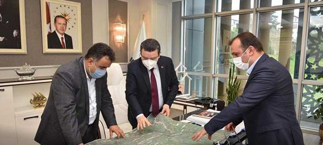 Ortahisar Belediye Başkanı Genç ile TİSKİ Genel Müdürü Tekataş, altyapı çalışmalarını değerlendirdi