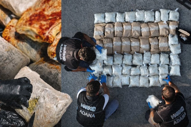 76 ilde dev uyuşturucu operasyonu! 1,7 ton uyuşturucu, 2,1 milyon hap ele ge&ccedil;irildi