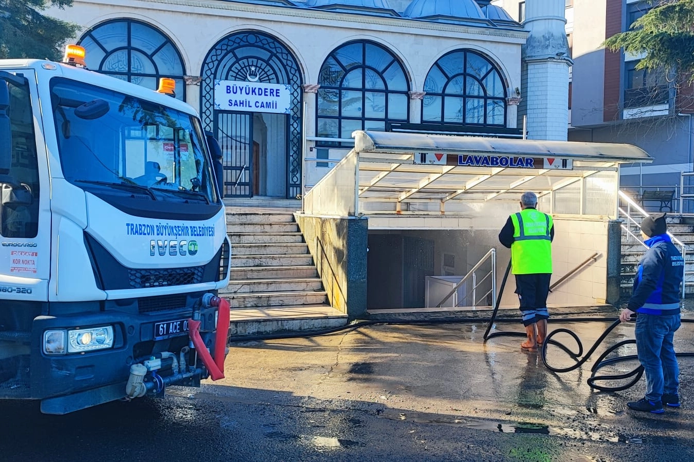 Trabzon&rsquo;da bayram &ouml;ncesi temizlik seferberliği