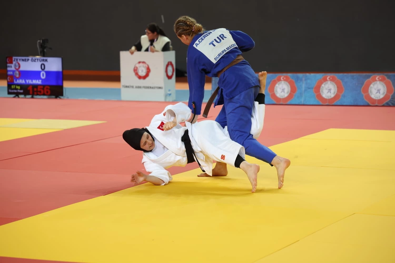 Trabzon&rsquo;da Judo Şampiyonası nefes kesti