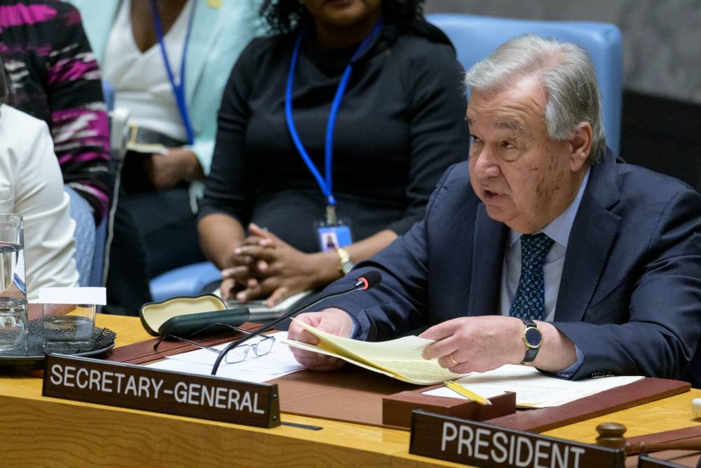 BM Genel Sekreteri Guterres: Filistinliler için devlet kurma bir ödül değil, bir haktır