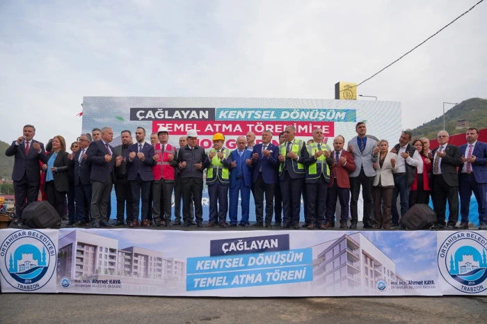 Türkiye’nin En Vicdani Kentsel Dönüşümü! Ortahisar’da Çağlayan Projesinin Temeli Coşkuyla Atıldı