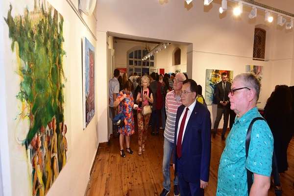 3. Art Trabzon Ulusal Resim Çalıştayı sergisi açıldı