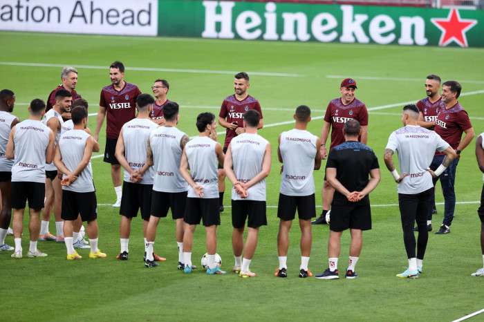 Trabzonspor, Kopenhag maçı hazırlıklarını tamamladı