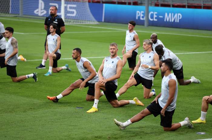 Trabzonspor, Kopenhag maçı hazırlıklarını tamamladı