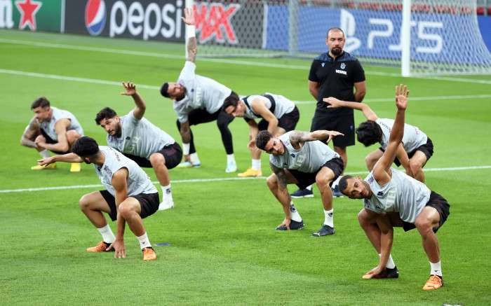 Trabzonspor, Kopenhag maçı hazırlıklarını tamamladı