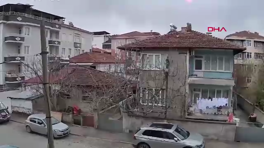 Amasya - Deprem anı güvenlik kamerasında