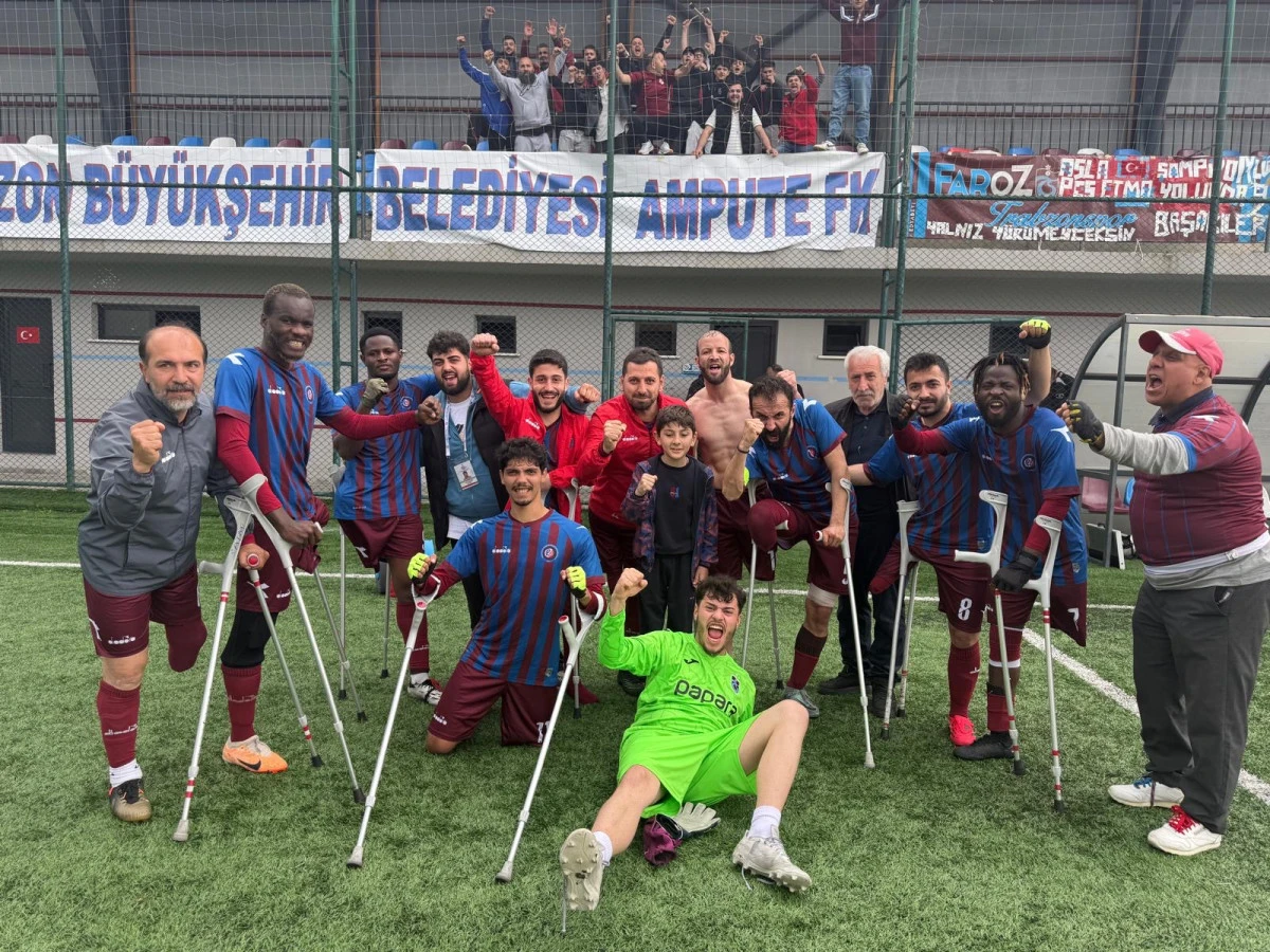 Ampute S&uuml;per Lig'de Karadeniz Fırtınası: Trabzon Ekibi &Uuml;&ccedil;&uuml;nc&uuml; Sıraya Demir Attı