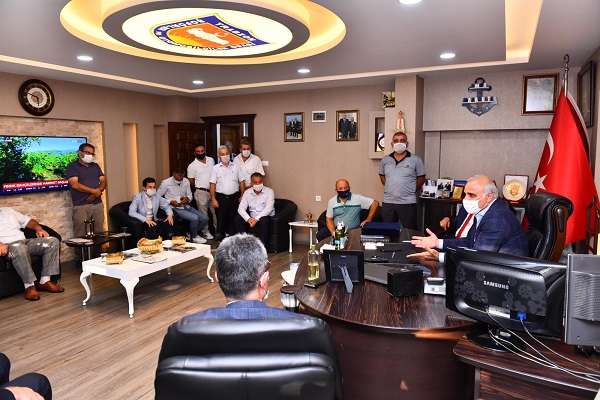 Başkan Zorluoğlu Trabzon dolmuş esanafı ile modernizasyon değerlendirmesinde bulundular