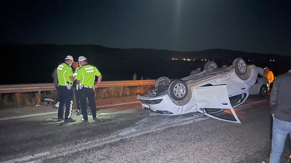Bayburt'ta zincirleme trafik kazasında 8 kişi yaralandı