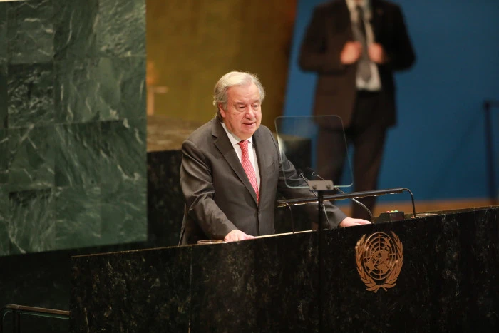 BM Genel Sekreteri Guterres: Gazze’deki Filistinlilerin yaşadığı acıların gölgede kalmasına izin veremeyiz