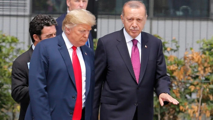Cumhurbaşkanı Erdoğan, ABD Başkanı Trump ile görüştü