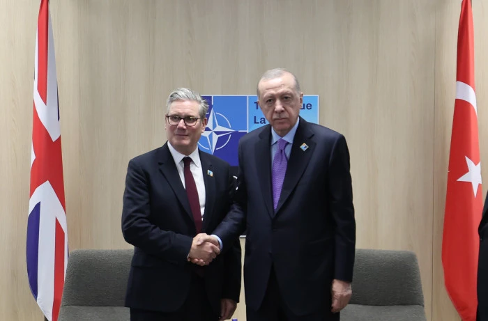 Cumhurbaşkanı Erdoğan, İngiltere Başbakanı Starmer ile görüştü