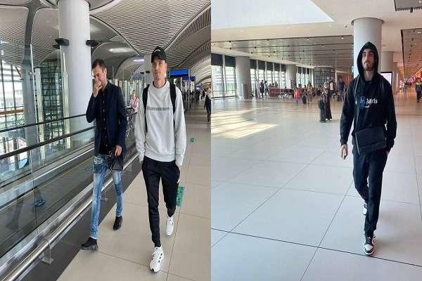 Doğucan Haspolat ile Jens Stryger Larsen, Trabzonspor için İstanbul'da