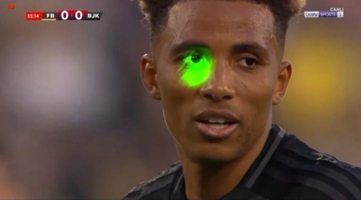 Gedson Fernandes'e lazer tutan taraftar 'spordan men' cezasıyla serbest bırakıldı