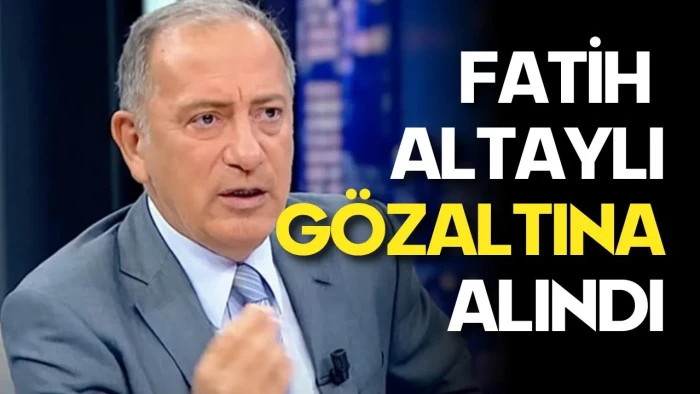 İstanbul- Gazeteci Fatih Altaylı gözaltına alındı