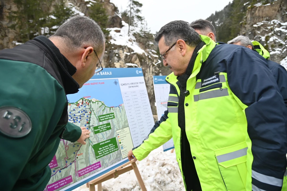 Ma&ccedil;ka'ya 135 Metrelik Dev Baraj: Tam 54 Mahalle Faydalanacak!
