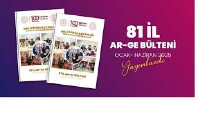MEB: 81 il Ar-Ge birimlerinin faaliyetleri yayımlandı