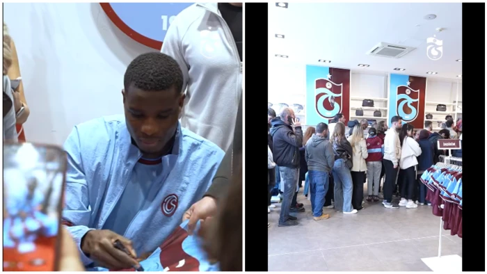 Onuachu Taraftarla Buluştu: Akyazı TS Club&rsquo;da Unutulmaz G&uuml;n!