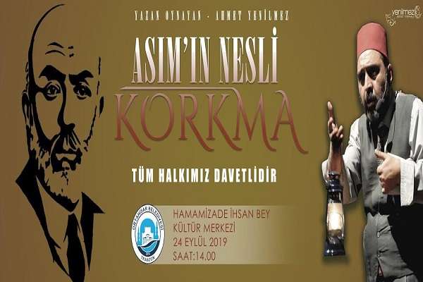 Ortahisar Belediyesi Organizasyonuyla Ünlü tiyatrocu Ahmet Yenilmez bir kez daha Trabzon'da