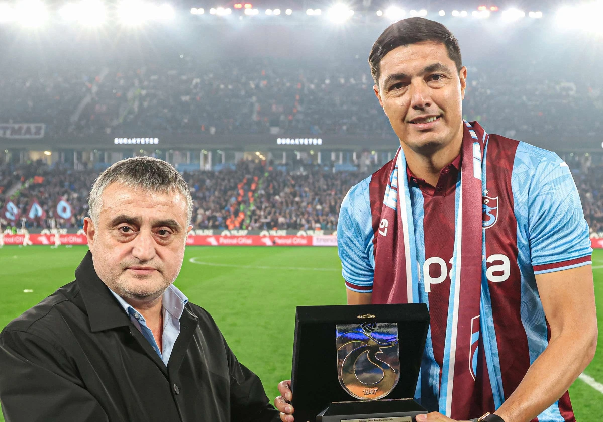 Oscar CARDOZO R&uuml;zgarı: Unutulmaz Golc&uuml;ye VEFA Plaketi!