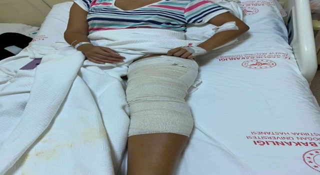 Rize'de denizde yüzerken yorgun mermi isabet eden genç kız yaralandı