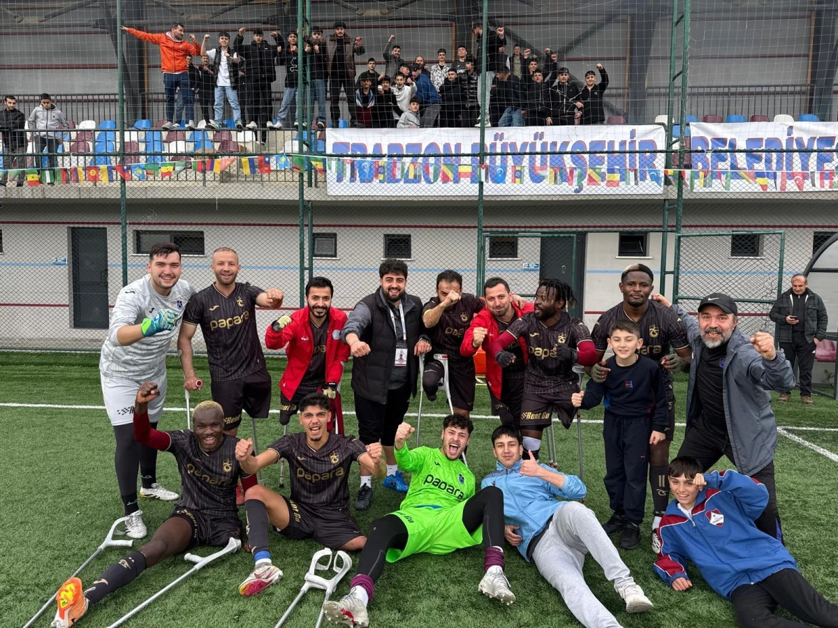 Trabzon Ampute Futbol Takımı Doludizgin! Depsaş Enerji'yi 2-1 Yendiler