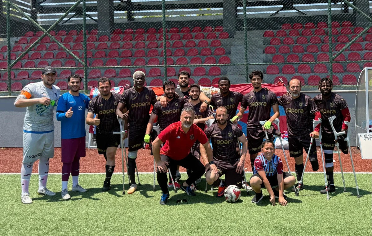Trabzon B&uuml;y&uuml;kşehir Ampute Futbol Kul&uuml;b&uuml; Ligi &Uuml;&ccedil;&uuml;nc&uuml; Tamamladı!