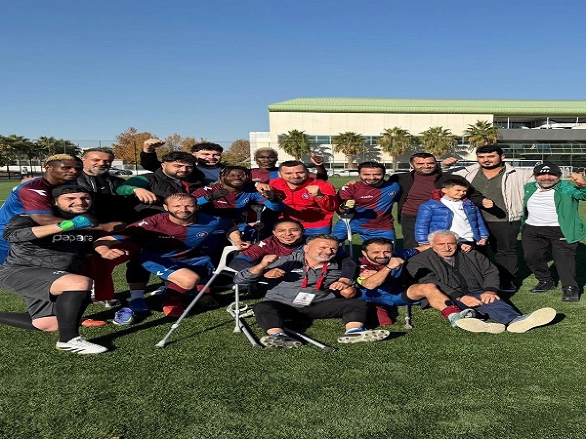 Trabzon Büyükşehir Ampute Futbol Takımı Zirvede: Liderlik Namağlup Devam!