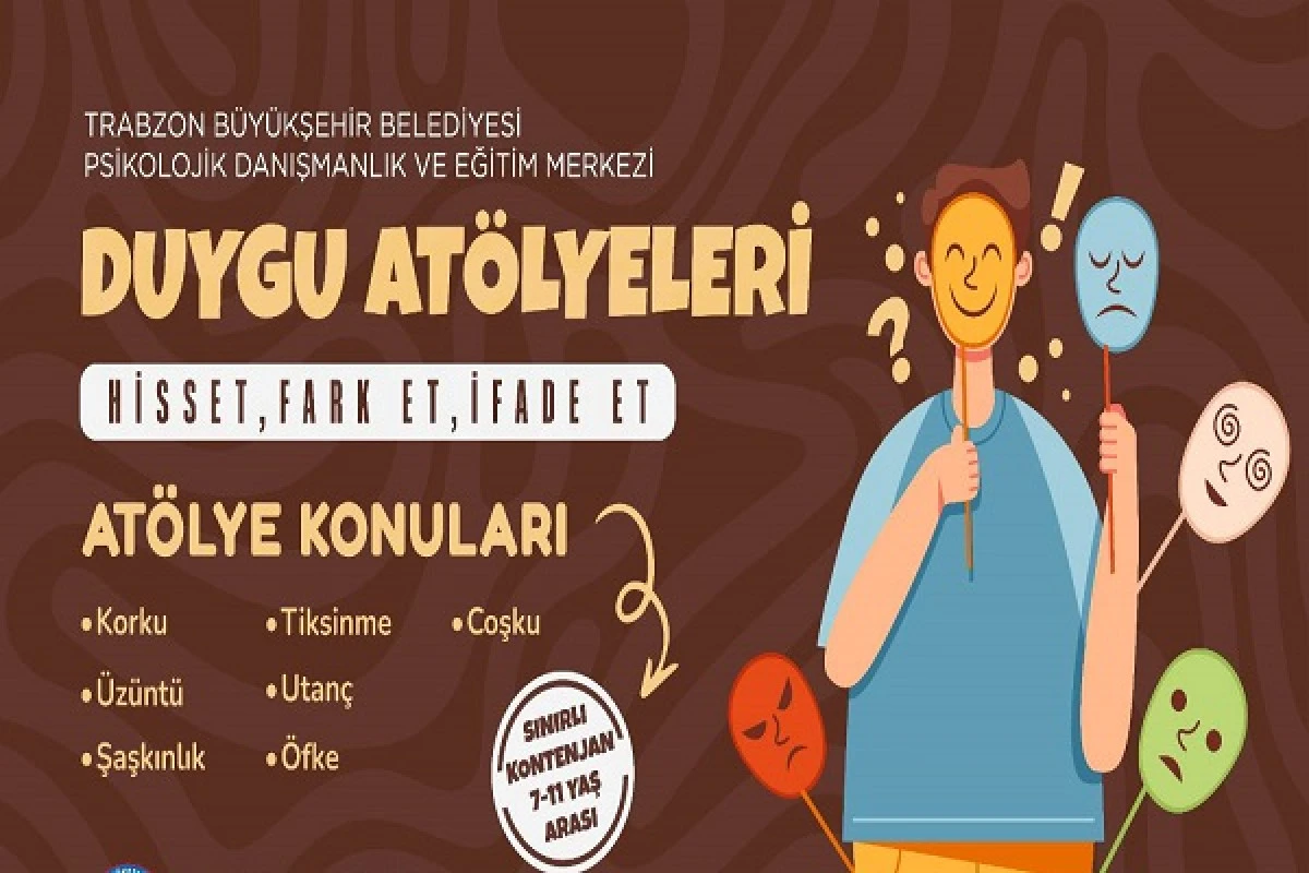 TRABZON BÜYÜKŞEHİR’DEN ÇOCUKLARA DUYGUSAL DESTEK