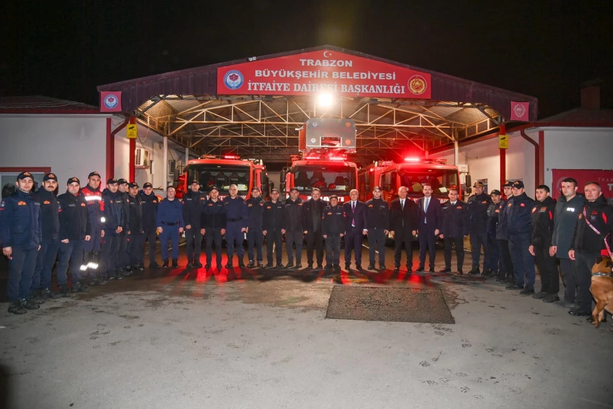 Trabzon İtfaiyesi&rsquo;nden Gurur Tablosu: 2025 Yılında 4 Bin 992 Kahramanlık!