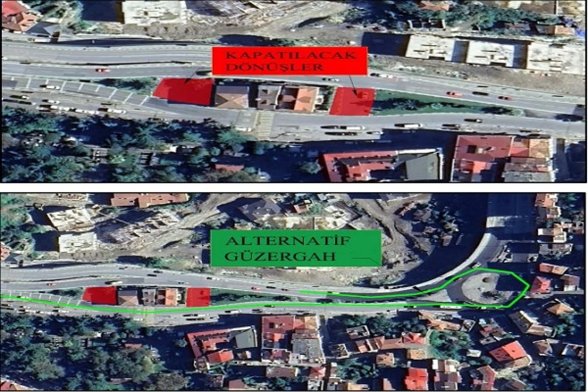 Trabzon Meydan B&ouml;lgesinde Trafik Akışı Değişiyor