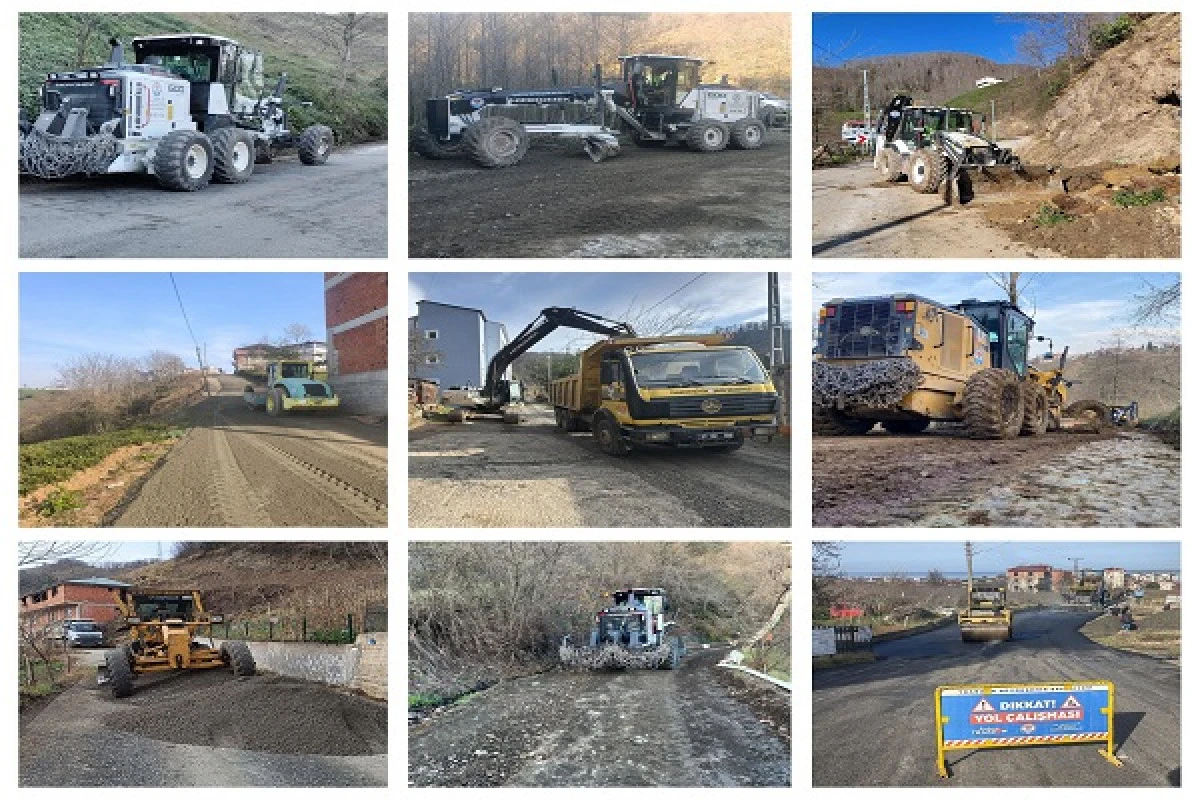 Trabzon ŞANTİYE Alanına D&ouml;nd&uuml;: 10 İl&ccedil;ede Dev YOL Seferberliği!