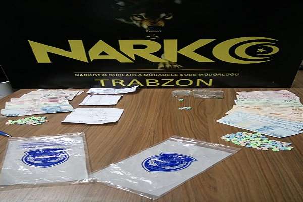 Trabzon'da uyuşturucu operasyonu yapıldı 